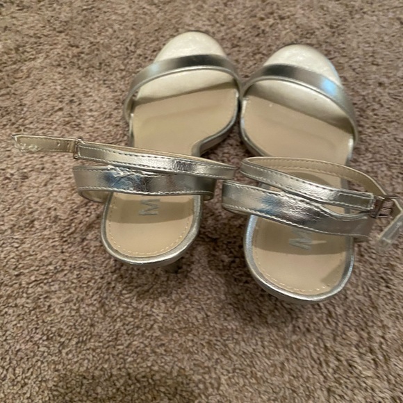MIA Silver Strappy Sandals - Picture 5 of 5